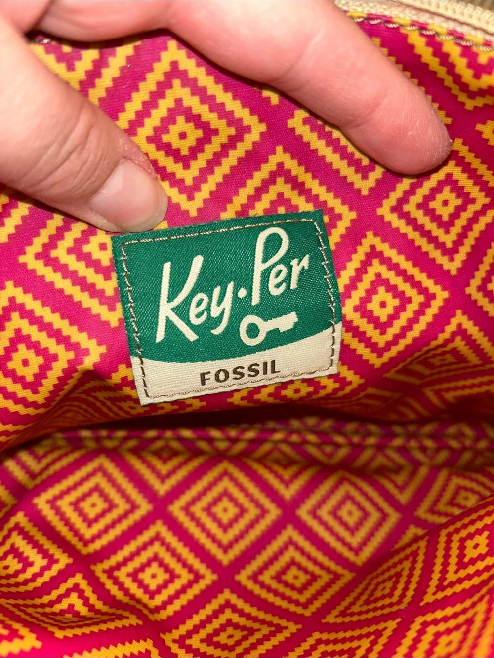 Fossil colorful zip
